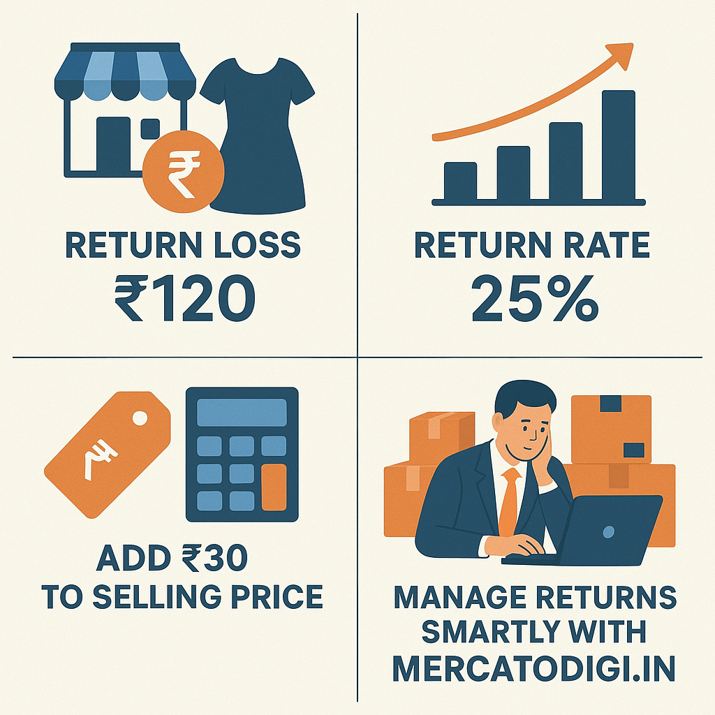 Math Behind Pricing to Cover Return Losses on Amazon, Flipkart & Meesho